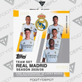 2025-26 Topps Real Madrid Team Set – Box (30 Cards) product image 1, provided for visual reference and product detail review