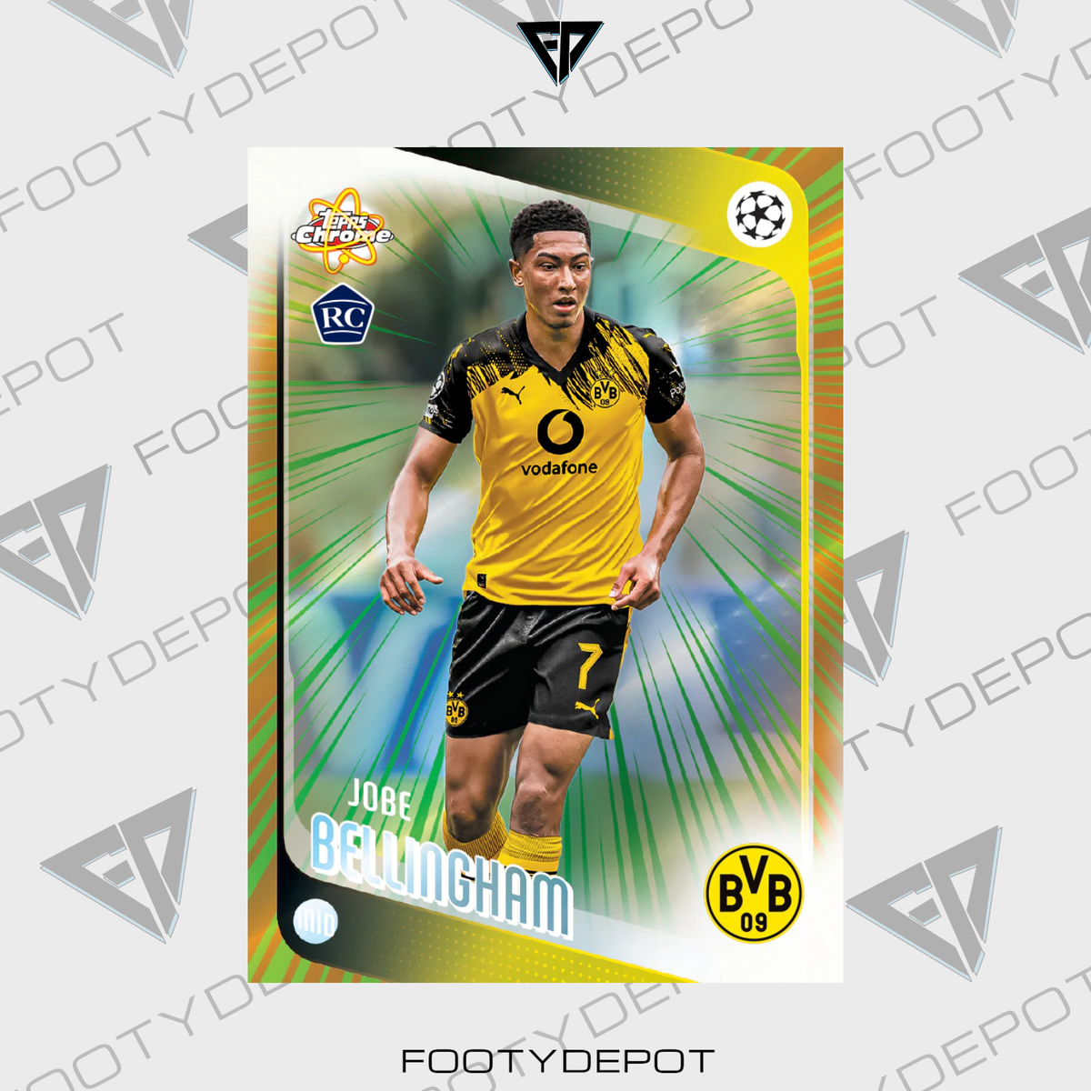 2025-25 Topps Chrome® Uefa Club Competitions Hobby Box product image 3, provided for visual reference and product detail