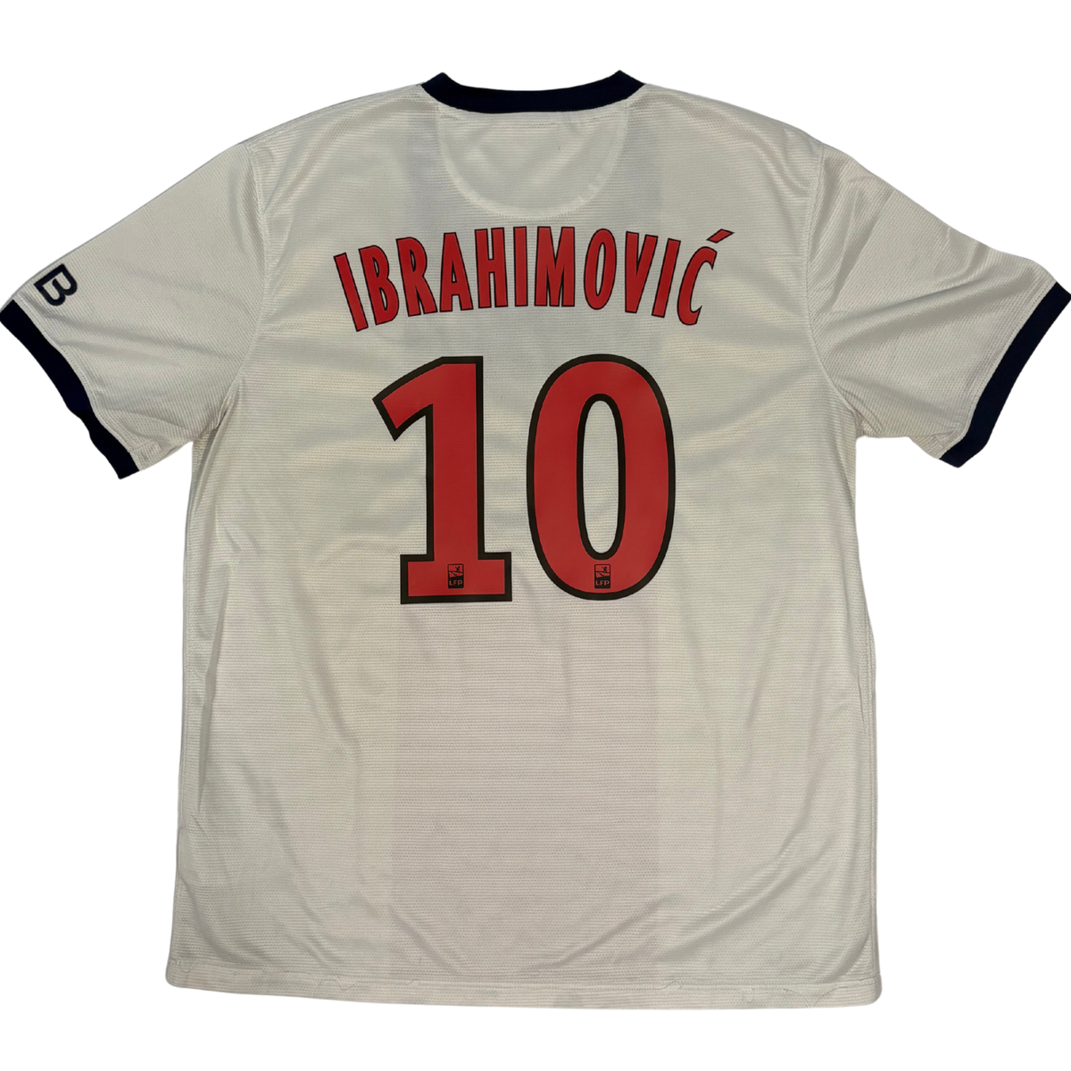 2013-2014 Psg Away Shirt Ibrahimovic #10 - (L) product image 2, provided for visual reference and product detail review