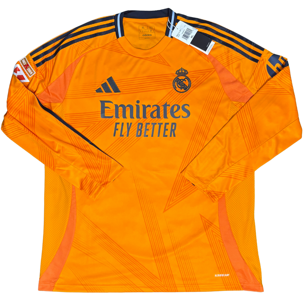 2024-2025 Real Madrid Away La Liga Long Sleeve Shirt Bellingham #5 - (Xl) product image 2, provided for visual reference and