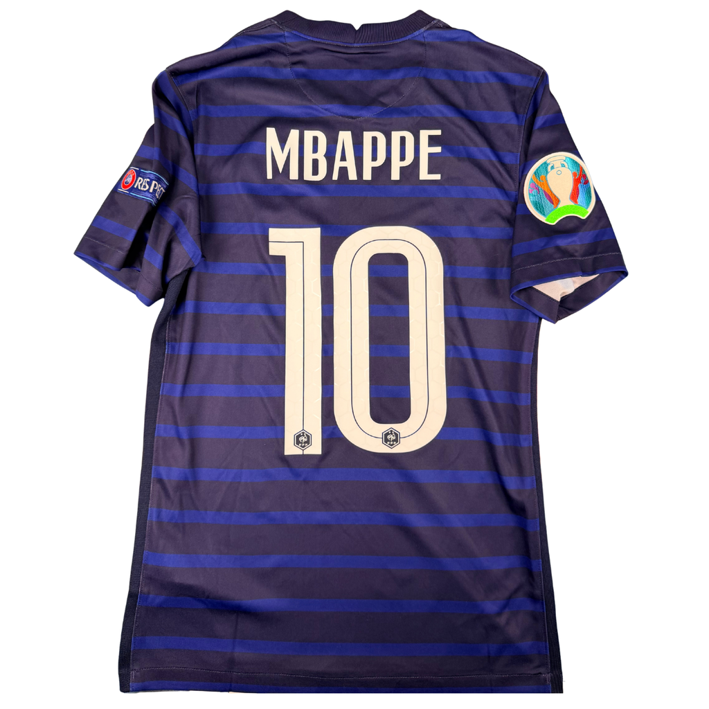 2020-2021 France Home Euro Shirt Mbappe #10- (S) product image 2, provided for visual reference and product detail review