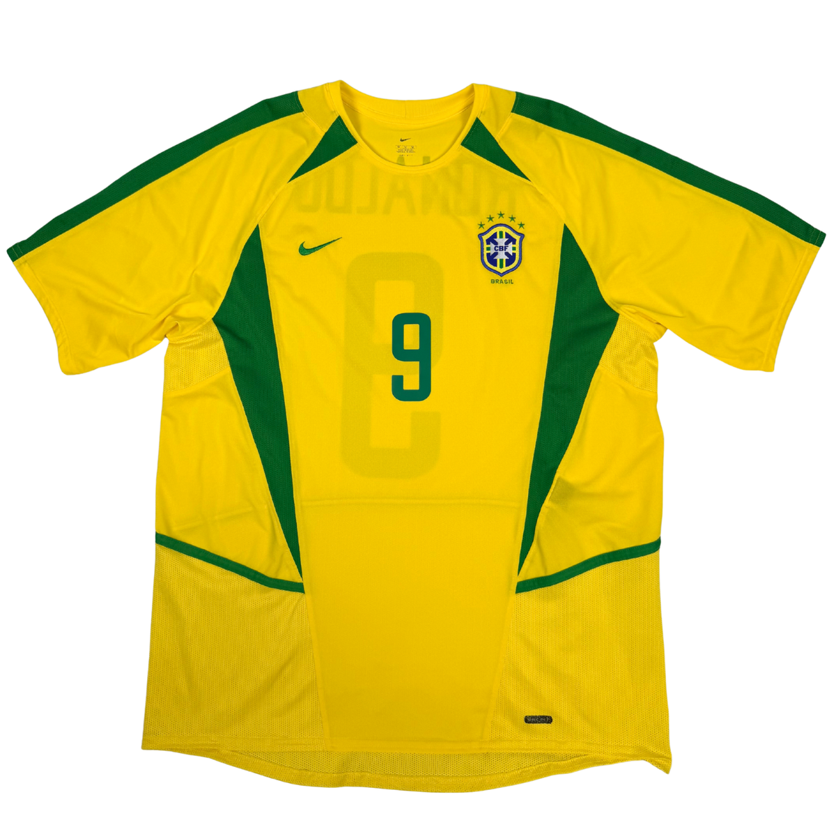 2002-2004 Brasil Home Shirt Ronaldo #9 - (M) product image 2, provided for visual reference and product detail review