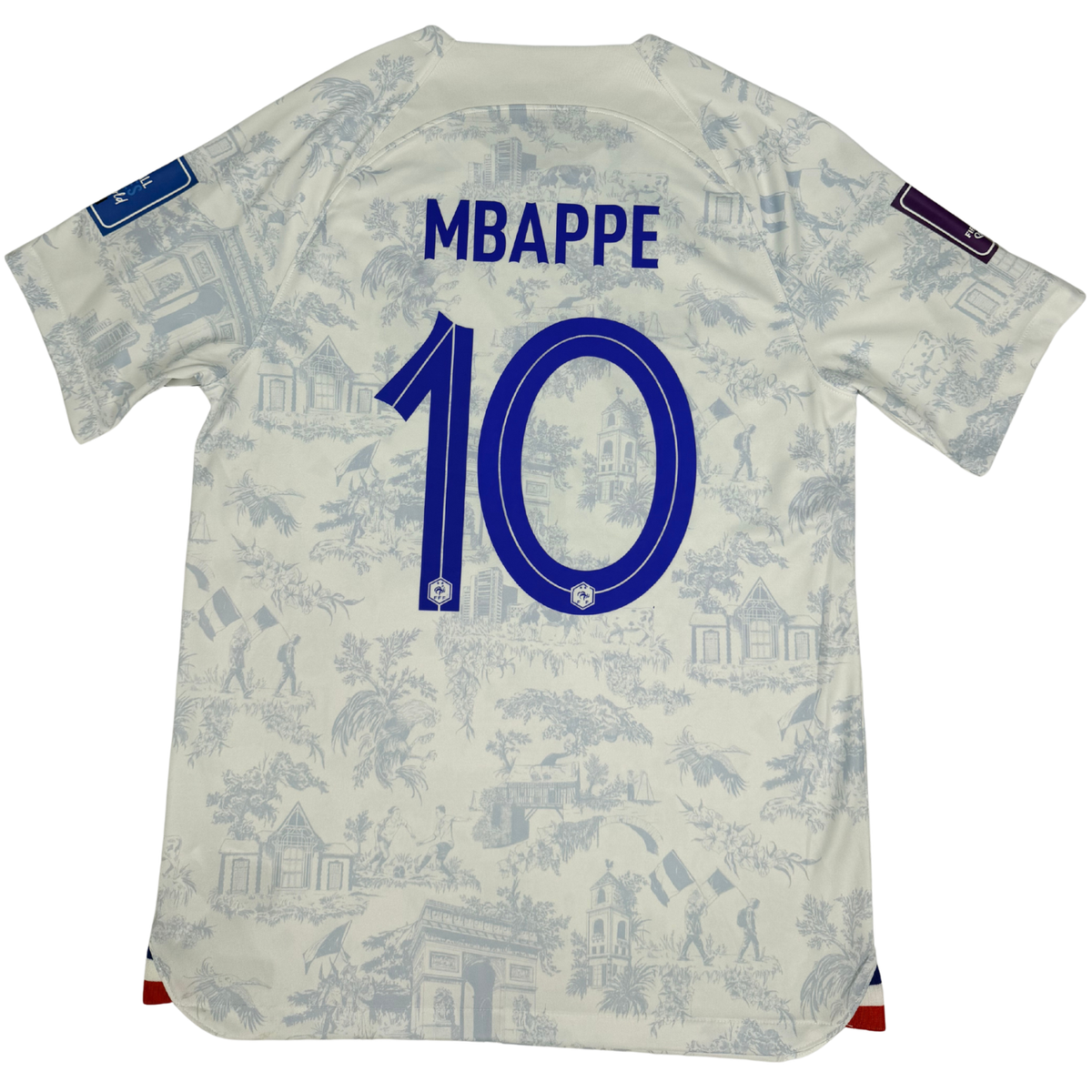 2021-2022 France Away World Cup Shirt Mbappe #10- (M) product image 2, provided for visual reference and product detail