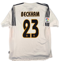 2003-2004 Real Madrid Home Shirt Beckham #23 - (L) product image 1, provided for visual reference and product detail review