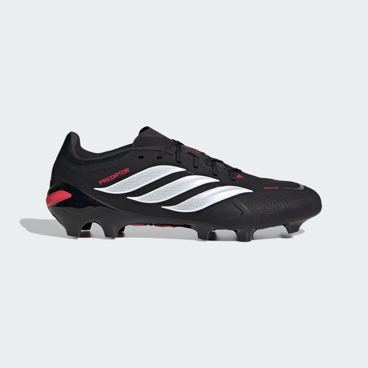 adidas PREDATOR LEAGUE FIRM-GROUND - Core Black/Lucid Red product image 1, provided for visual reference and product detail