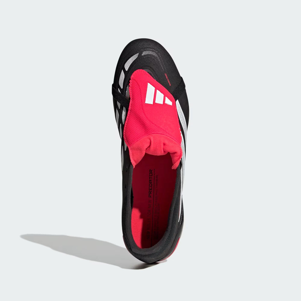 adidas PREDATOR LEAGUE FT FIRM-GROUND - Core Black/Lucid Red product image 3, provided for visual reference and product