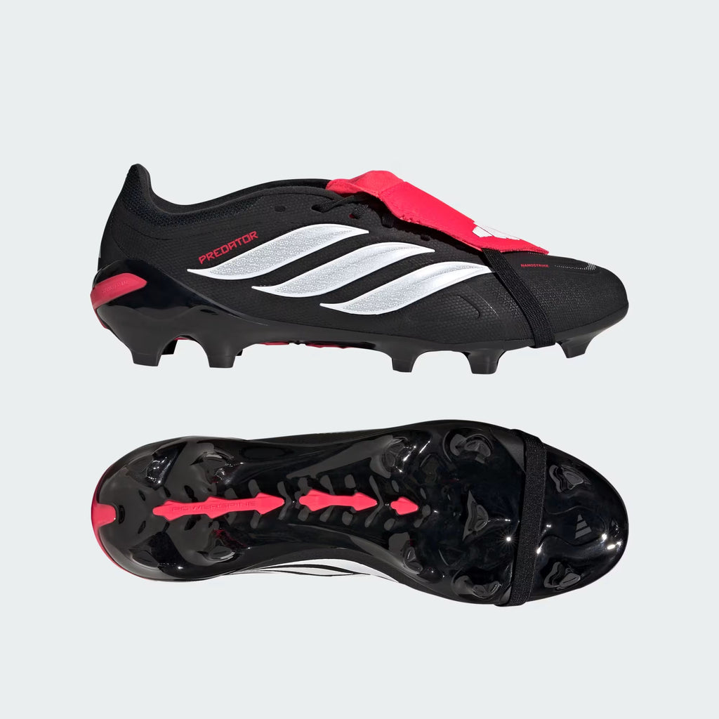 adidas PREDATOR LEAGUE FT FIRM-GROUND - Core Black/Lucid Red product image 4, provided for visual reference and product