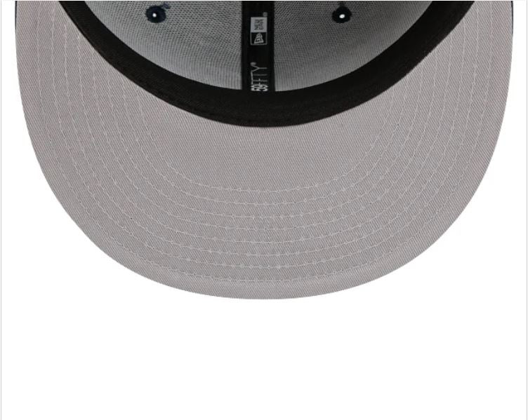 New Era Atlanta Braves 59Fifty Color Basic Fitted - Obsidian/White product image 5, provided for visual reference and