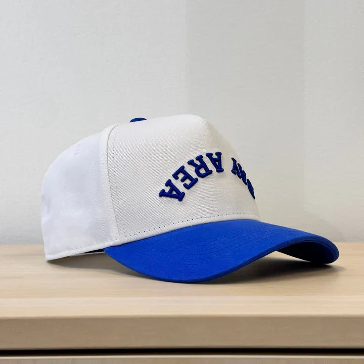 Laces Bay Area Downside Up Adjustable Hat- Blue product image 3, provided for visual reference and product detail review