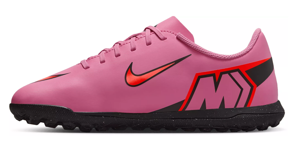 Nike Jr. Mercurial Vapor 16 Club Little Kids' TF Low-Top Soccer Shoes-MAGIC FLAMINGO/BLACK product image 2, provided for