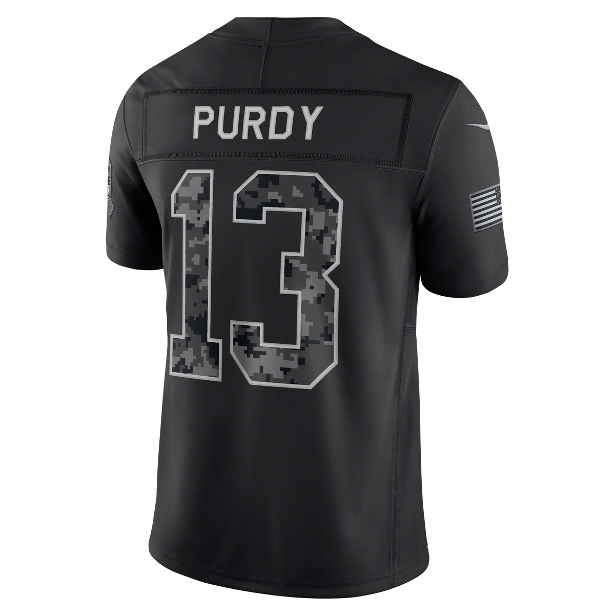Nike San Francisco 49ers Brock Purdy 2026 Salute to Service Stitched Limited Jersey product image 3, provided for visual