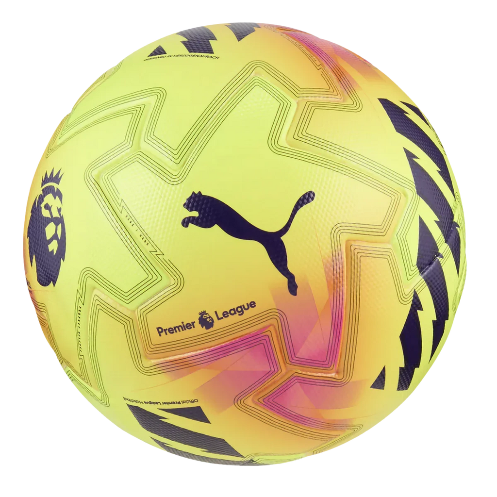 Puma Orbita Ultimate Premier League Lights Soccer Ball 25/26 - Fluo Yellow product image 1, provided for visual reference