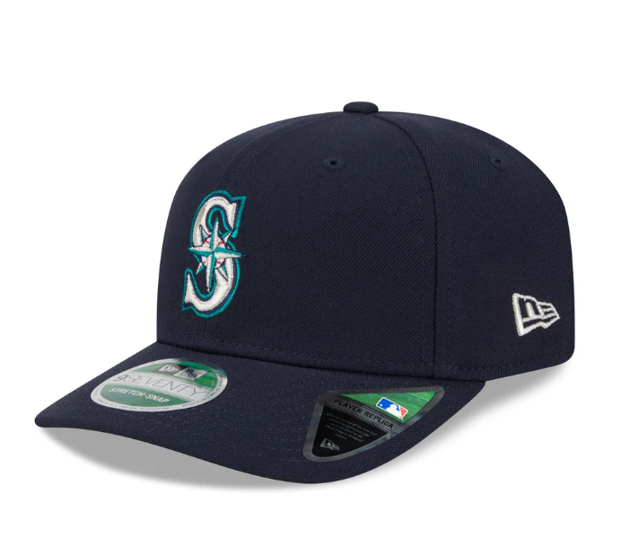 New Era Seattle Marines 9SEVENTY Stretch-Snap Hat product image 2, provided for visual reference and product detail review