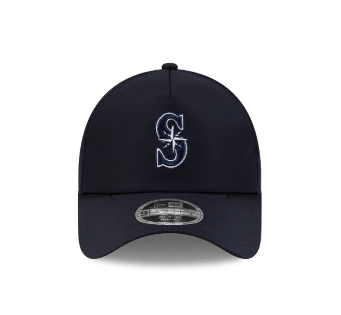 New Era Seattle Mariners 9FORTY APEX Snapback Hat - Navy product image 3, provided for visual reference and product detail