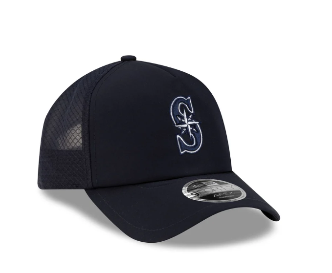 New Era Seattle Mariners 9FORTY APEX Snapback Hat - Navy product image 2, provided for visual reference and product detail