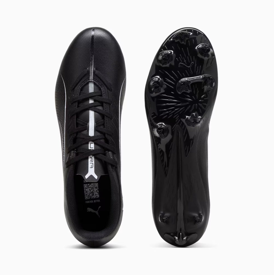 PUMA ULTRA 5 PLAY FG/AG - Puma Black/White product image 2, provided for visual reference and product detail review