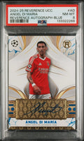 2024-25 Topps Reverance Ucc Di Maria Auto #/75 Psa 8 product image 1, provided for visual reference and product detail review