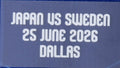 Japan vs Sweden 25 June 2026 Dallas - World Cup Transfer (Japan Home) product image 1, provided for visual reference and