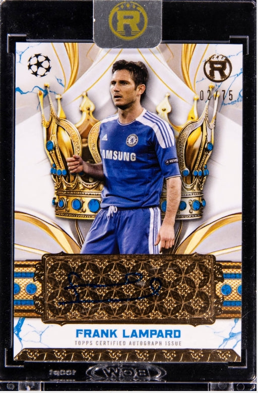 2025 Topps Reverance Uefa Cc Frank Lampard Crowned Legend Encased Auto #/75 product image 1, provided for visual reference