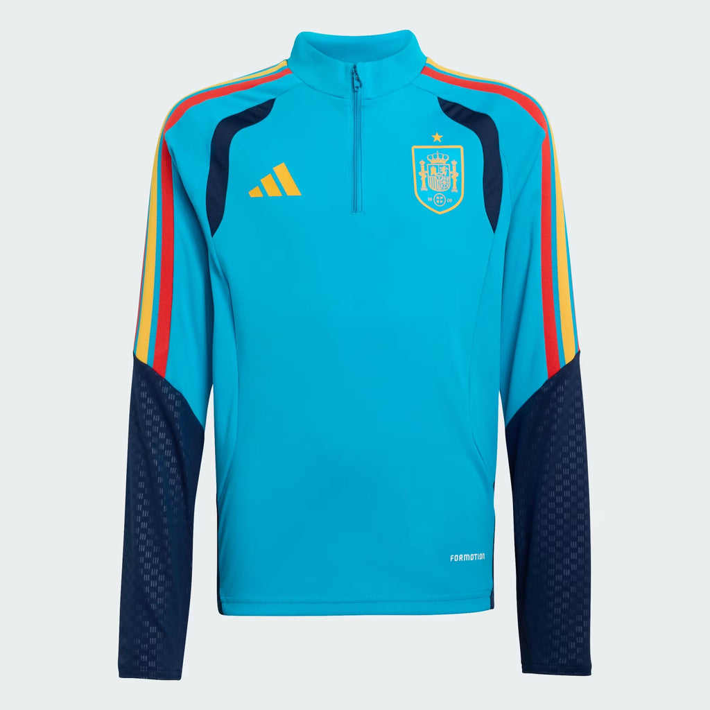 2026 adidas SPAIN YOUTH LONG SLEEVE TRAINING TOP product image 2, provided for visual reference and product detail review