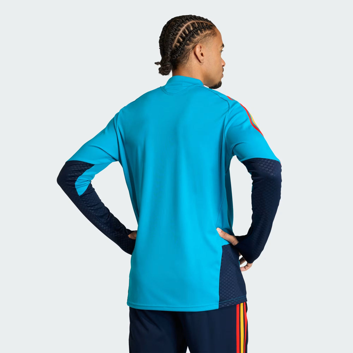2026 SPAIN LONG SLEEVE TRAINING TOP - Bold Aqua product image 2, provided for visual reference and product detail review