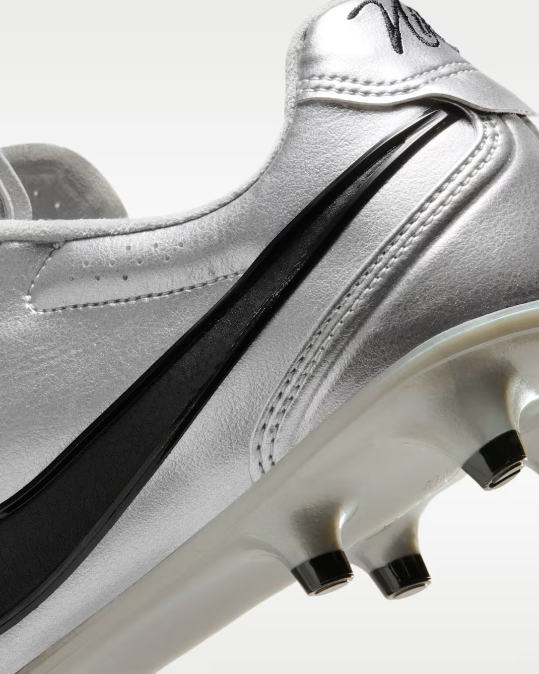 Nike Tiempo Ligera Pro FG-Metallic Silver/black product image 4, provided for visual reference and product detail review