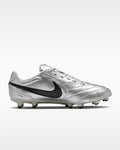 Nike Tiempo Ligera Pro FG-Metallic Silver/black product image 1, provided for visual reference and product detail review