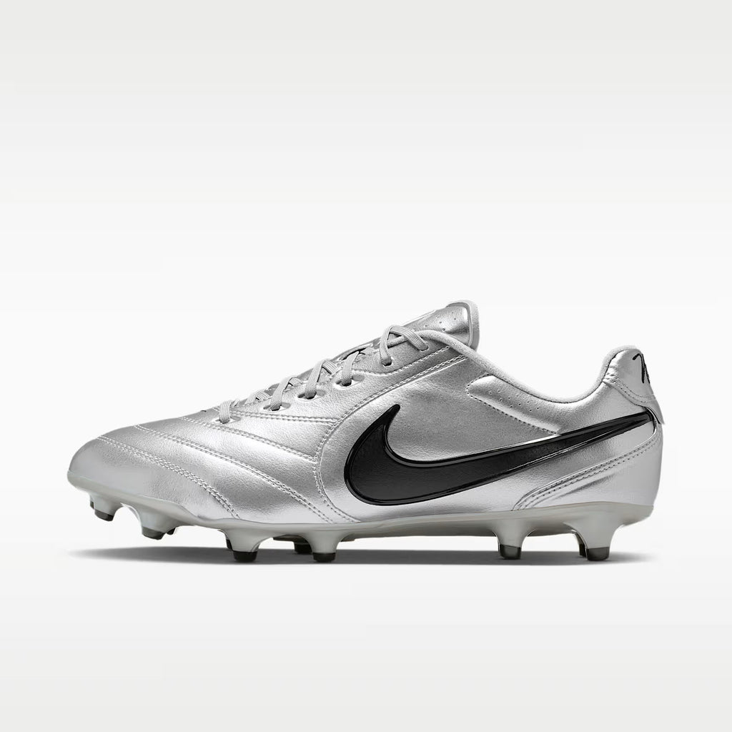 Nike Tiempo Ligera Pro FG-Metallic Silver/black product image 3, provided for visual reference and product detail review