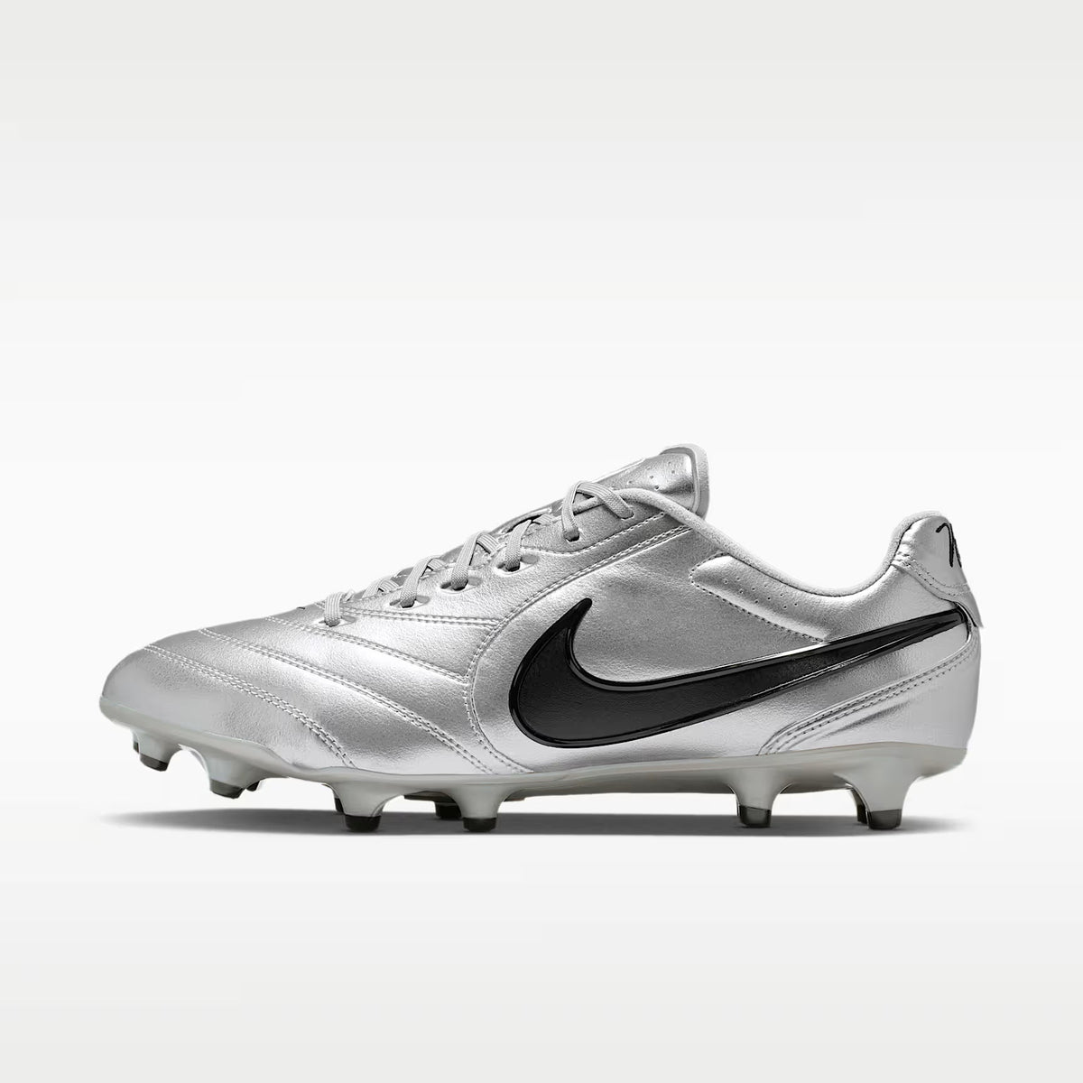 Nike Tiempo Ligera Pro FG-Metallic Silver/black product image 3, provided for visual reference and product detail review