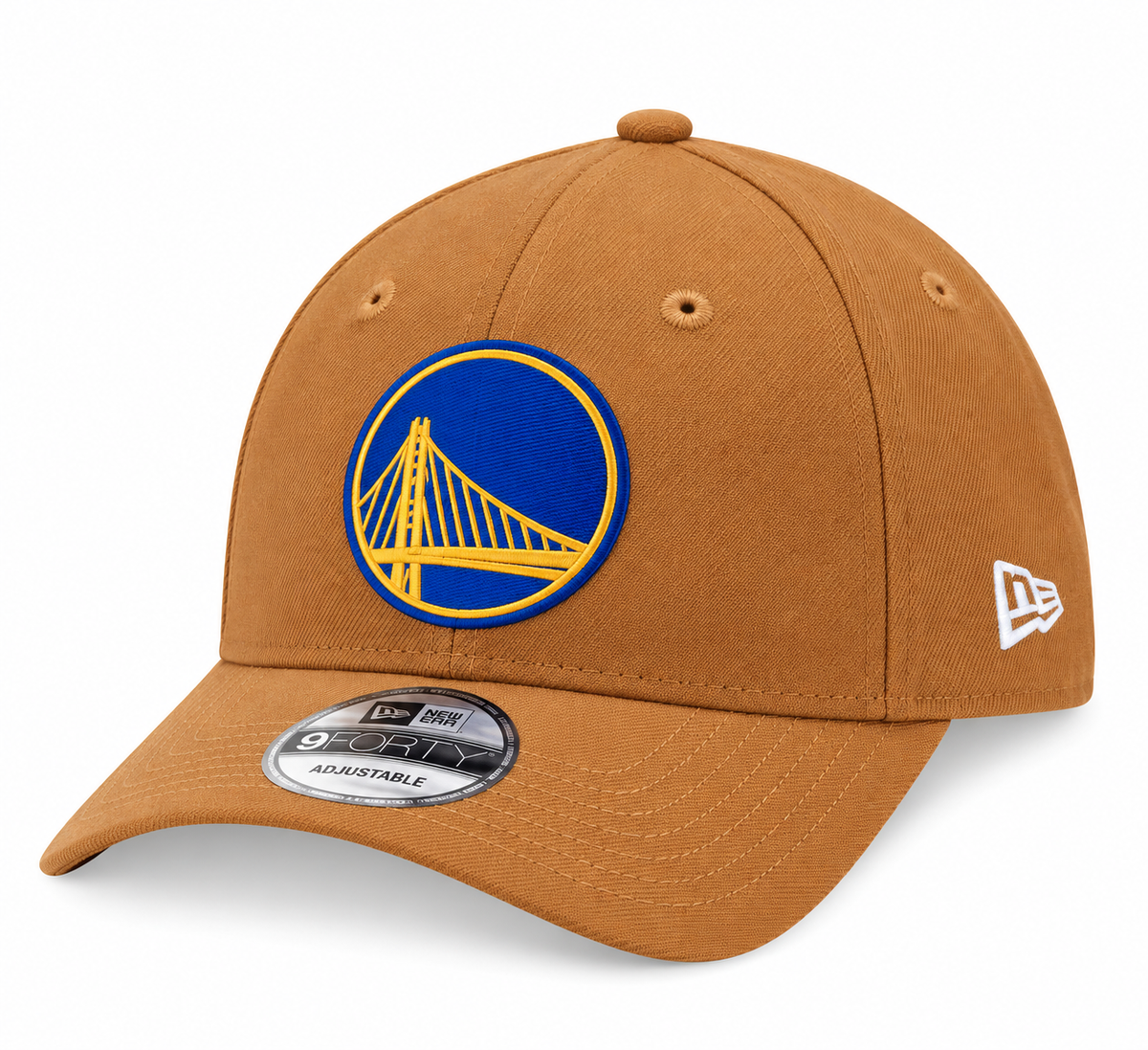 New Era Golden State Warriors M-Crown 9FORTY Adjustable Hat-Brown product image 2, provided for visual reference and product