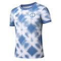 Umbro 2025/26 El Salvador Blue Tie Dye Pre-Match Jersey product image 1, provided for visual reference and product detail