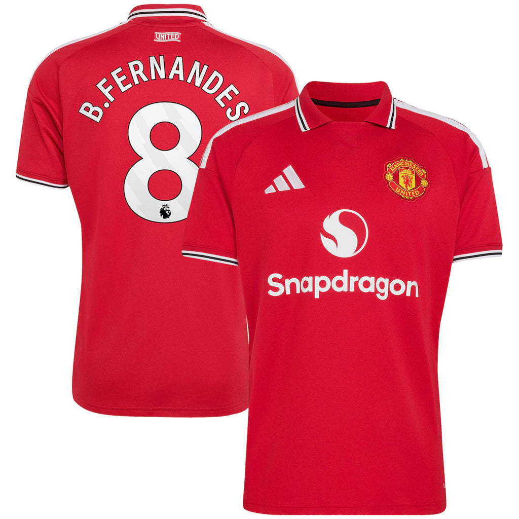 26/27 Manchester United Home B.Fernandes 8 Jersey product image 2, provided for visual reference and product detail review