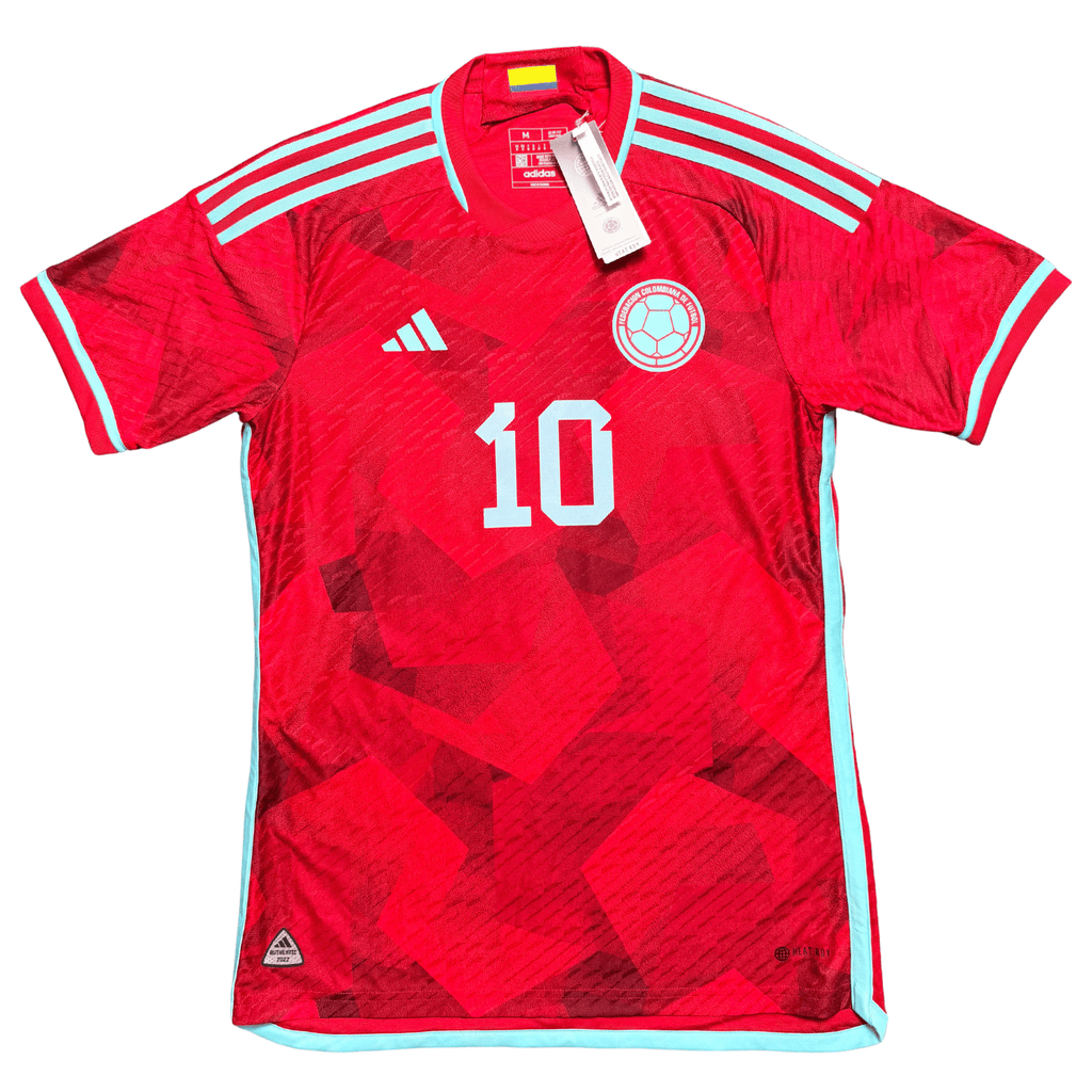2022-23 Colombia Authentic Away James Shirt product image 2, provided for visual reference and product detail review