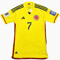 2022-23 Colombia Authentic Home L. Diaz Wcq Shirt product image 1, provided for visual reference and product detail review
