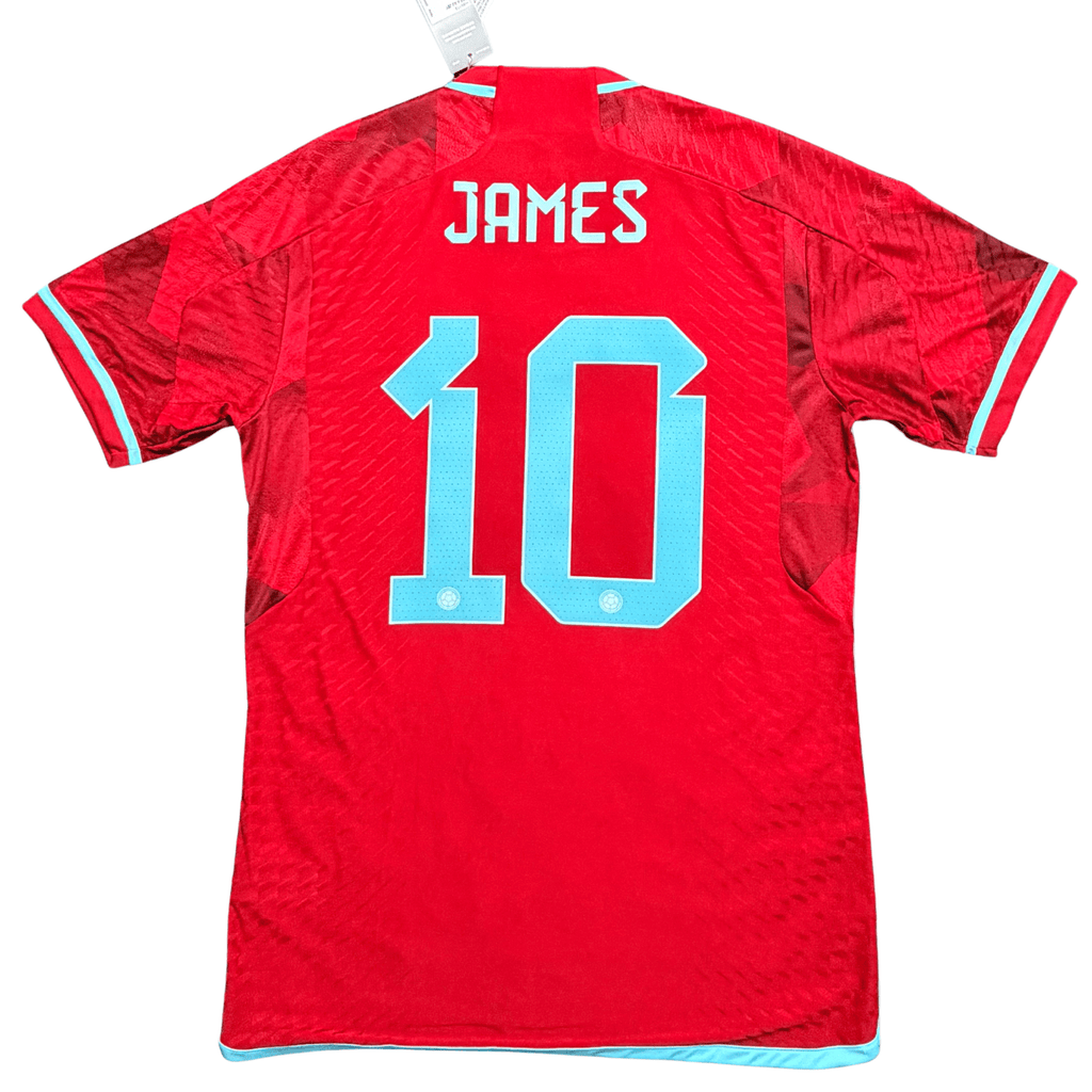2022-23 Colombia Authentic Away James Shirt product image 1, provided for visual reference and product detail review