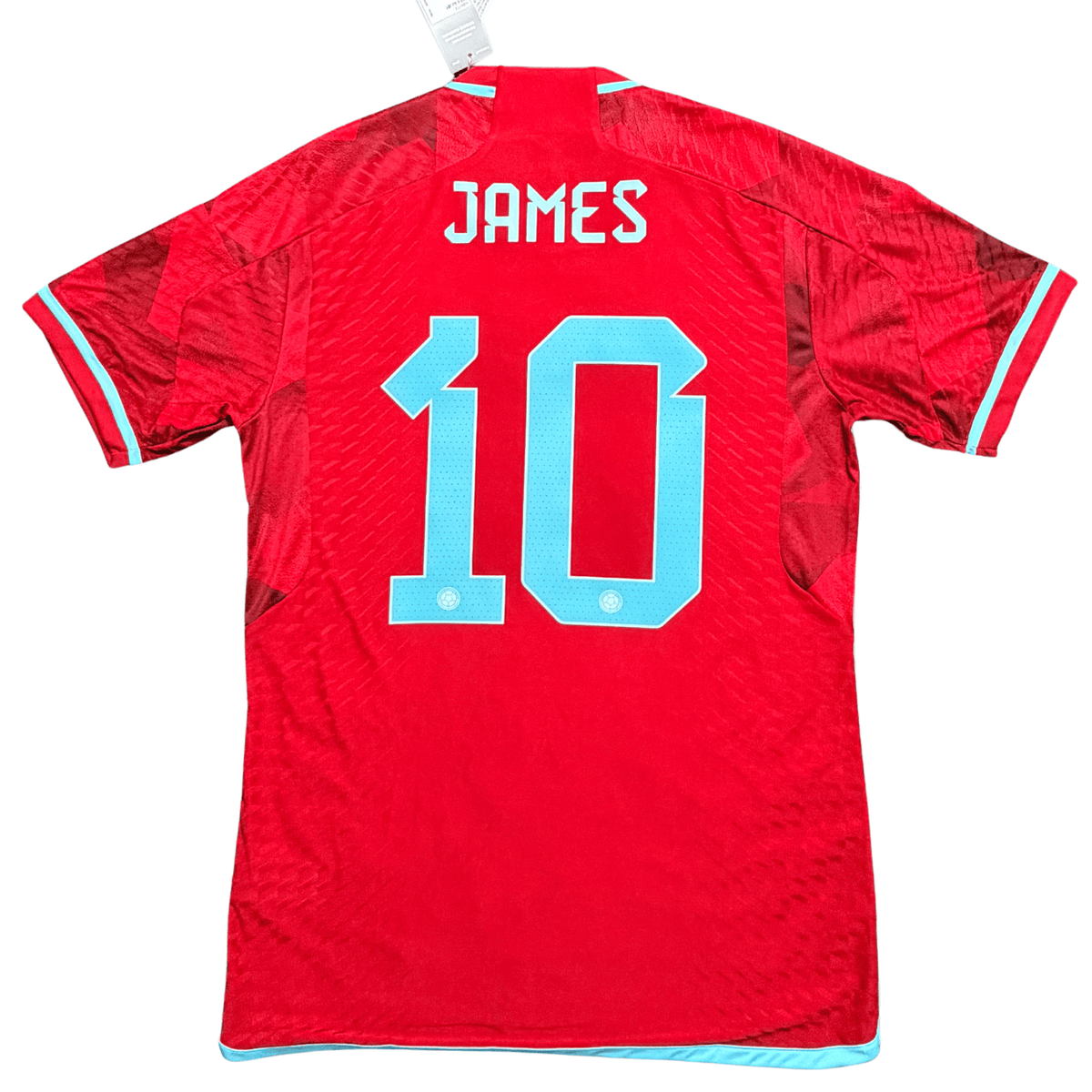 2022-23 Colombia Authentic Away James Shirt product image 1, provided for visual reference and product detail review