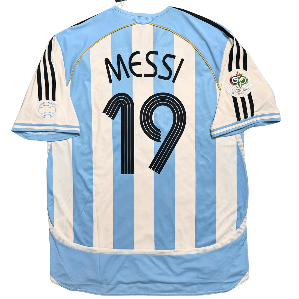 adidas 2006 ARGENTINA REISSUE MESSI WORLD CUP HOME JERSEY product image 2, provided for visual reference and product detail