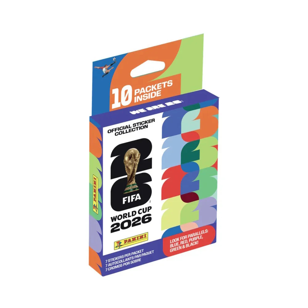 Fifa World Cup 2026™ Official Sticker Collection Hanger Pack - (10 Packs) product image 1, provided for visual reference and