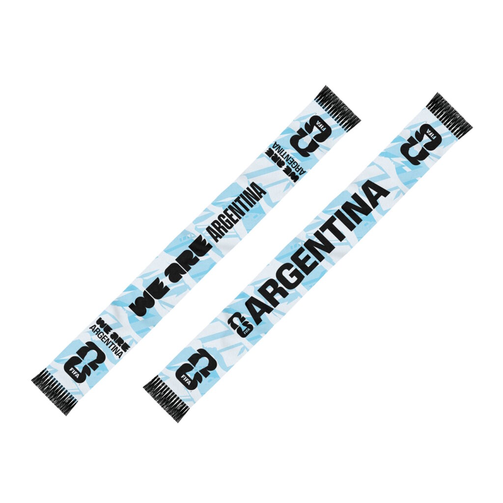 Argentina - Fifa World Cup Double Sided Scarf product image 1, provided for visual reference and product detail review