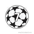 OFFICIAL SPORTING iD UCL STARBALL BADGE OF HONOR 7 PATCH product image 1, provided for visual reference and product detail