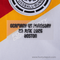 Germany Vs Paraguay 29 June 2026 Boston - Replica World Cup Match Transfer (Germany Home) product image 1, provided for