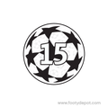 OFFICIAL SPORTING iD UCL STARBALL BADGE OF HONOR 15 PATCH product image 1, provided for visual reference and product detail