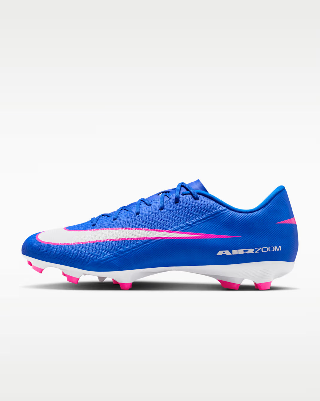 MERCURIAL VAPOR 16 ACADEMY FG/MG - Racer Blue/White product image 1, provided for visual reference and product detail review