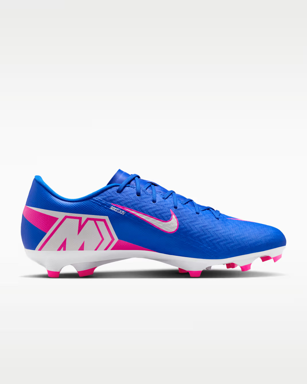 MERCURIAL VAPOR 16 ACADEMY FG/MG - Racer Blue/White product image 4, provided for visual reference and product detail review