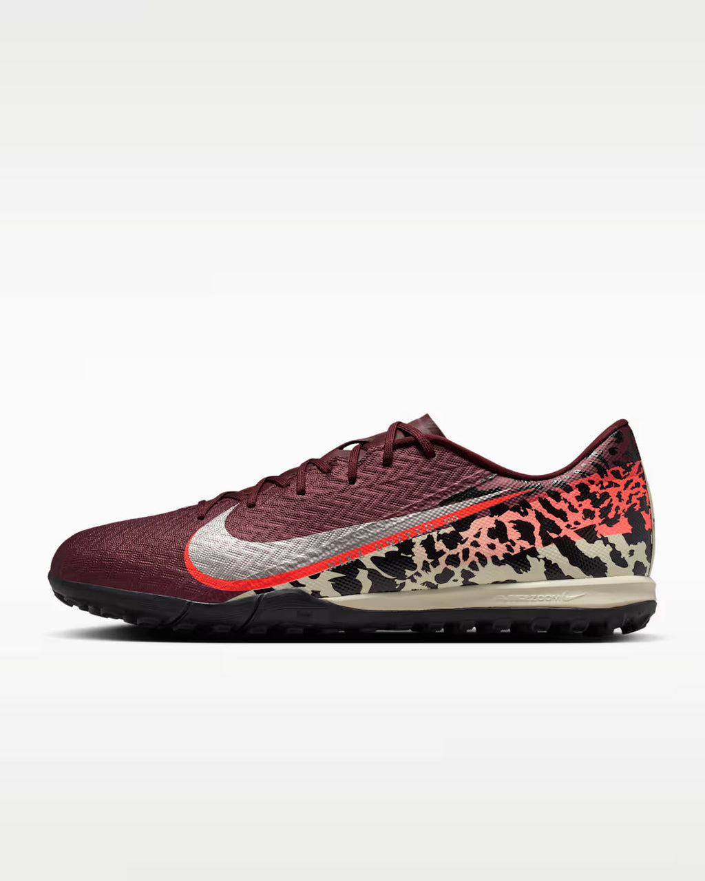 NIKE UNITED MERURIAL VAPOR 16 ACADEMY TF - Burgundy Crush/University Red product image 5, provided for visual reference and