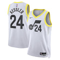 Walker Kessler Utah Jazz Association Edition Swingman Jersey - White - Unisex product image 1, provided for visual reference