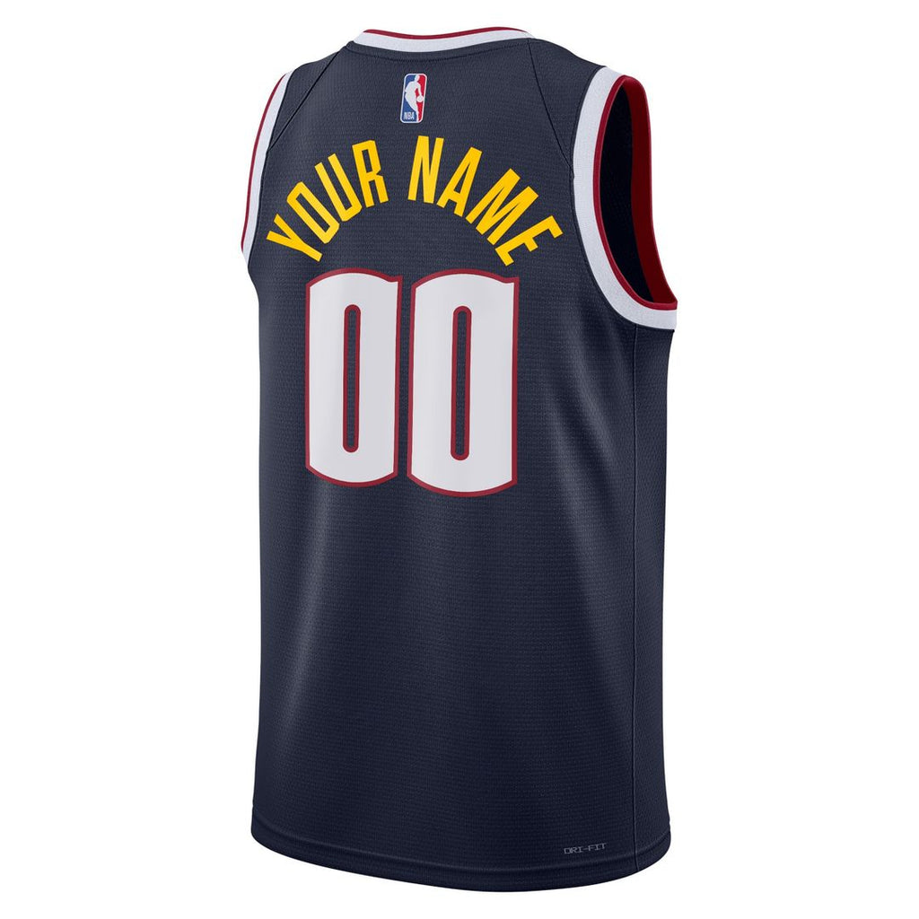Denver Nuggets Nike Unisex Swingman Custom Jersey Navy product image 3