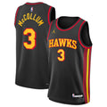 CJ McCollum Atlanta Hawks Statement Edition Swingman Jersey - Black - Youth product image 1, provided for visual reference