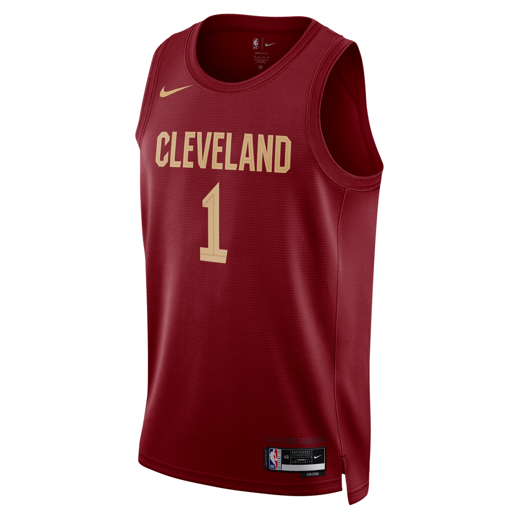 James Harden Cleveland Cavaliers Icon Edition Swingman Jersey - Wine - Unisex product image 3, provided for visual reference