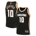 Zaccharie Risacher Atlanta Hawks 2025/26 City Edition Swingman Jersey - Black - Youth product image 1, provided for visual